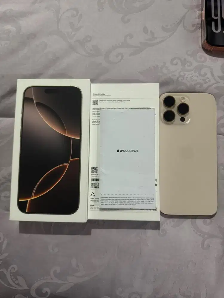 Di Jual Iphone 16 Pro Max - Ibox 256GB (pemakaian baru 2 bulan)