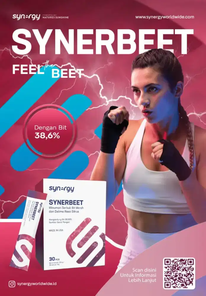 Synergy suplemen serbuk bilyah bit dan buah delima