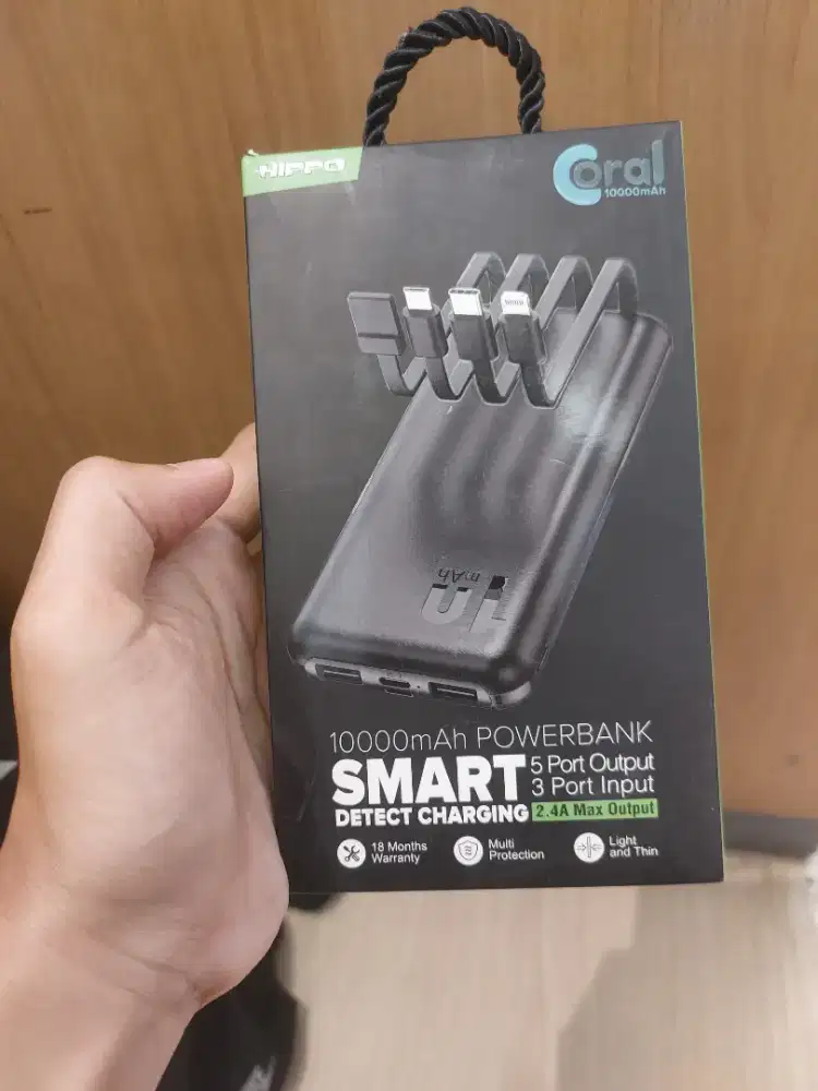 Power bank hippo coral 10k mah