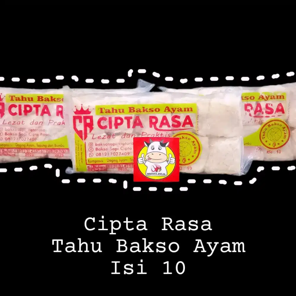 Tahu Bakso ayam Cipta rasa isi 10 - Brontz Jogja