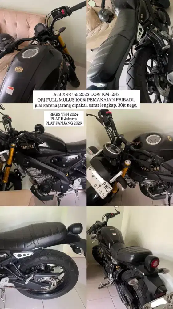 Dijual motor xsr 155 2023
