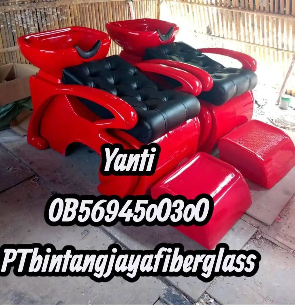 kursi keramas,bangku cuci rambut,wasbak keramas fiber