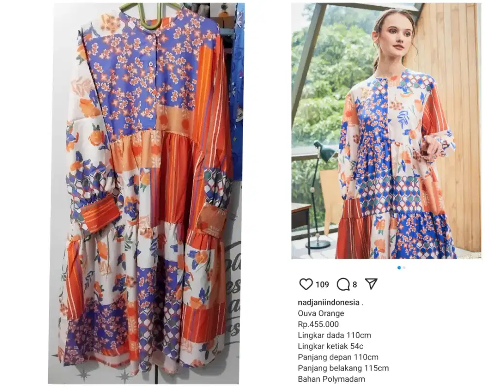 Tunik Nadjani Ouva Orange