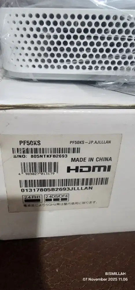 Djual proyektor mini LG 4K pf50