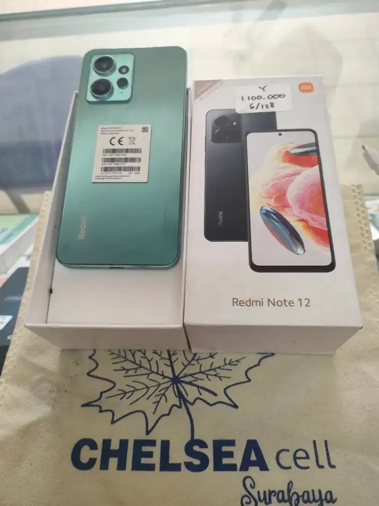 Murah hp Redmi Note 12 6/128 LKP,  bs TT