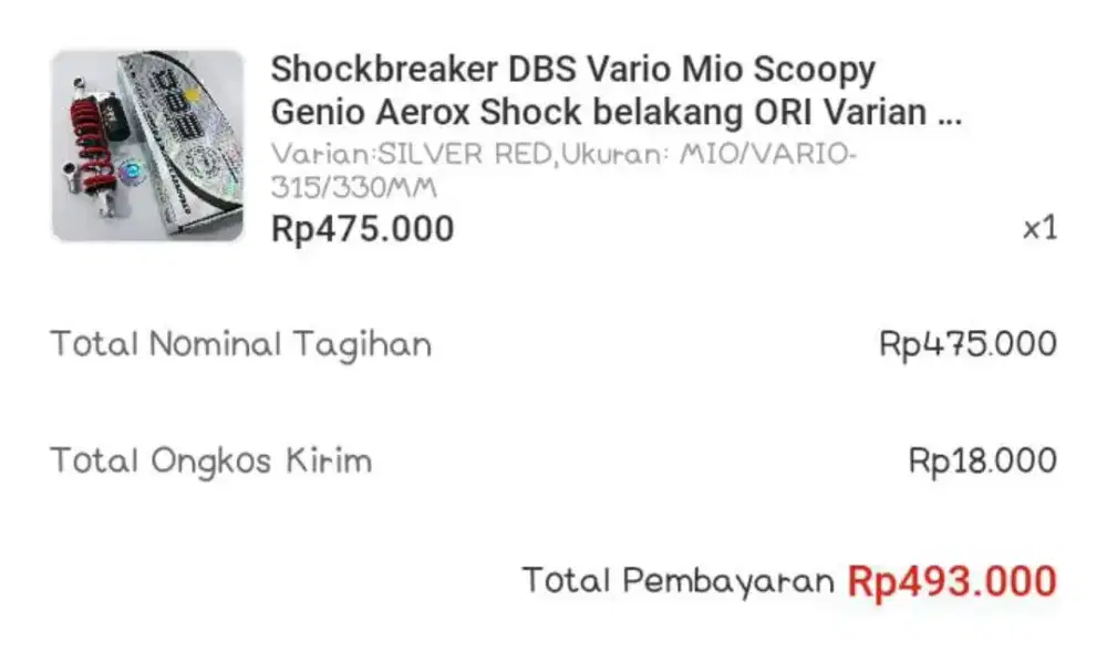 Shock DBS Masih Mulus