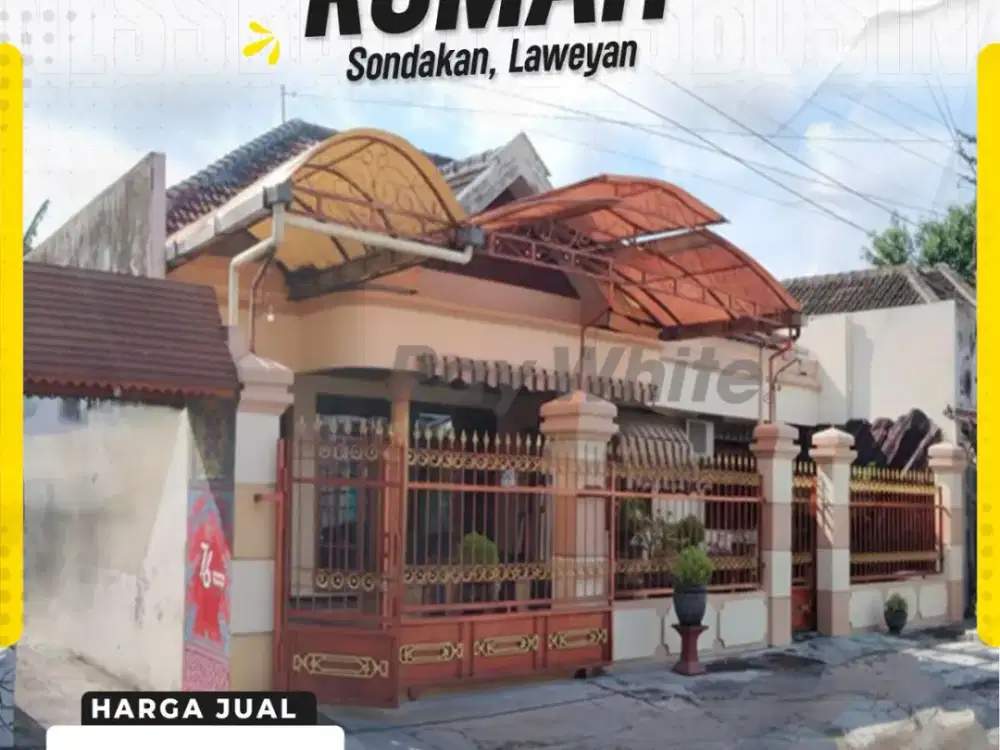 Dijual Rumah Siap Huni akses Lebar Dekat lapangan Sondakan Laweyan Solo