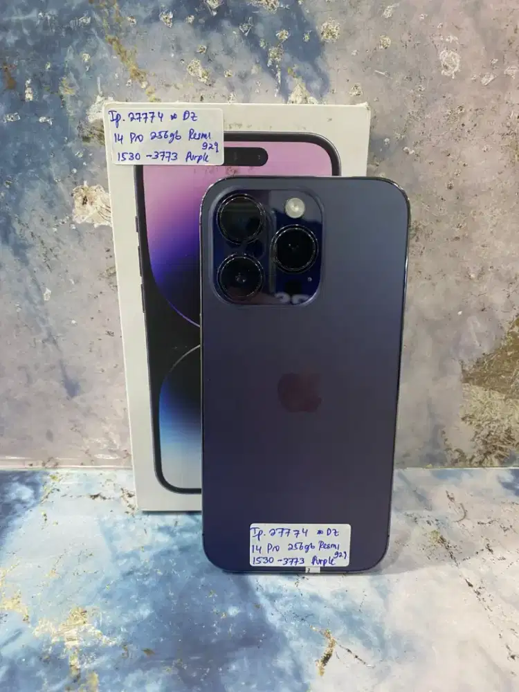 iPhone 14 Pro 256Gb Purple Ex Resmi IBox