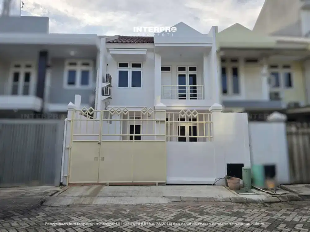 Rumah 2 Lantai Siap Huni Dijual Puri Media Kembangan Hadap Barat - LT 90m2