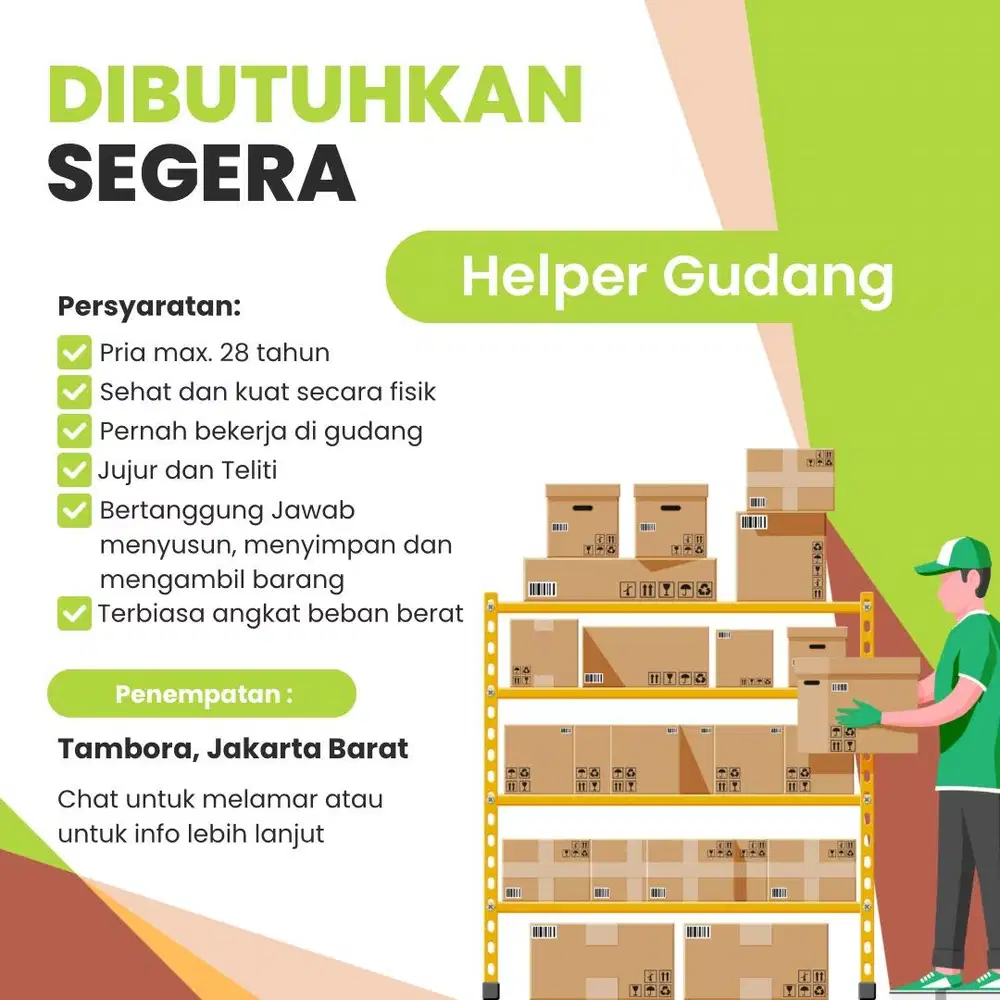 Helper Gudang - Fashion