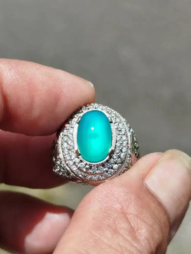 BACAN DOKO MEWAH DIM KANTORAN RING PERAK MIKROSETTING