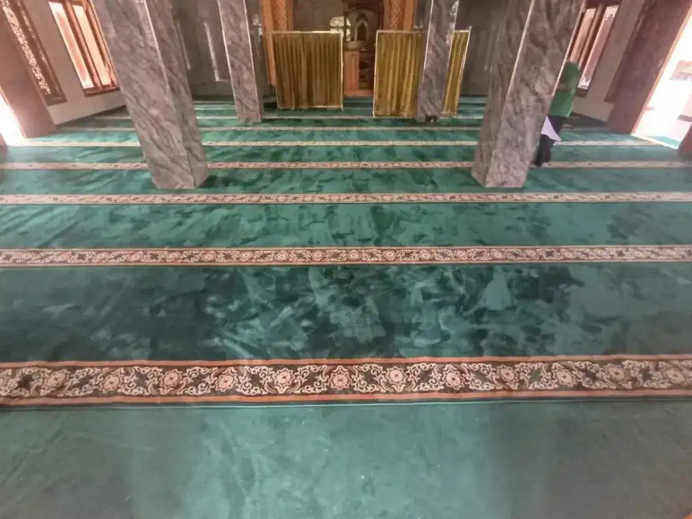 Ready: Karpet Masjid Lokal Benang Turkiye Tebal