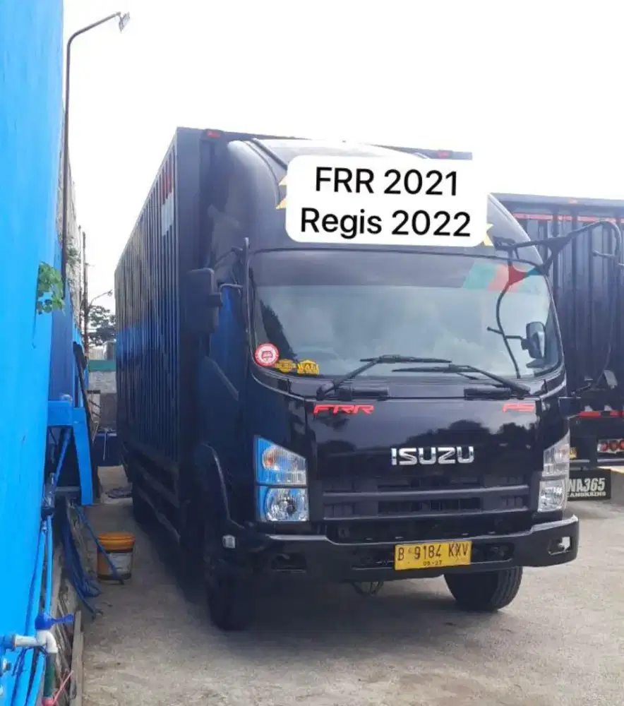 MULUS+banBARU MURAH Isuzu Giga engkel FRR 90 Q box besi 2021 bok