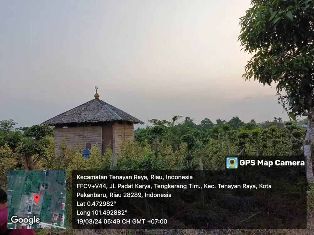 Tanah lahan luas 13.196 m² strategis masuk kota pekanbaru