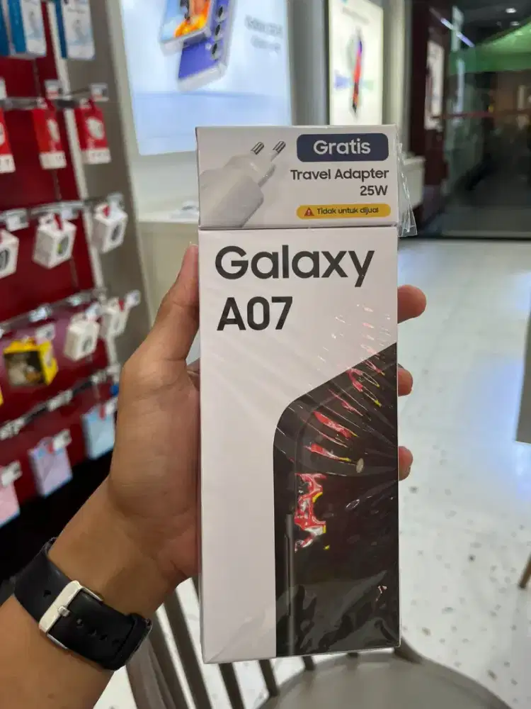 HANDPHONE 1 JUTAAN BEBAS IKLANN SAMSUNG A07 4+4/128 FREE TA 25WATT