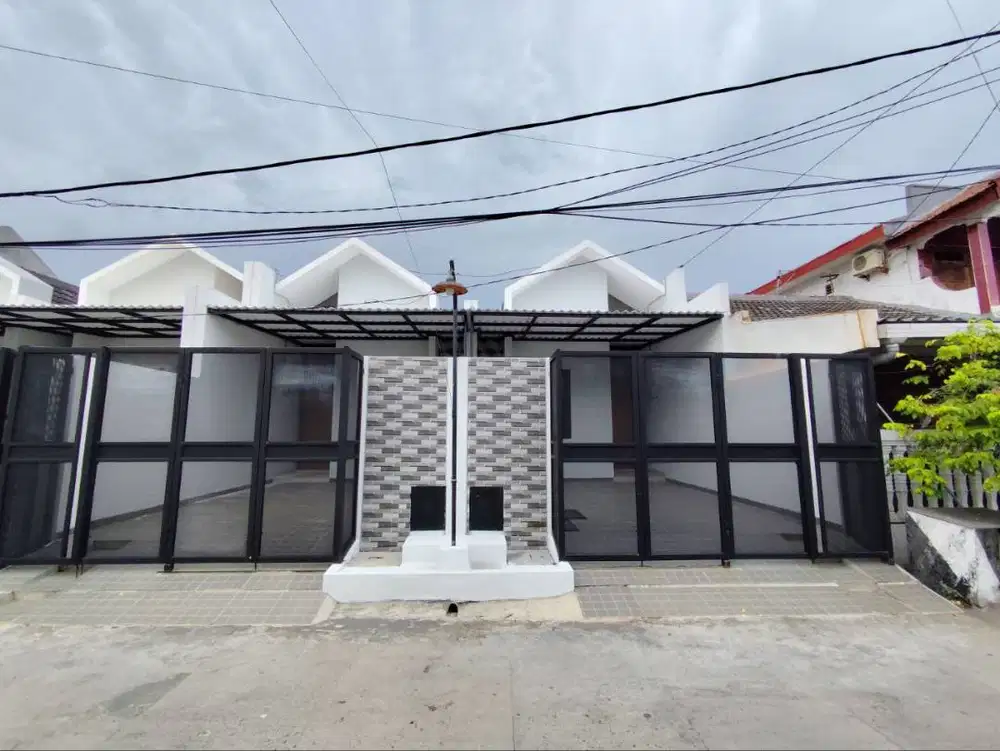 900JUTA RUMAH BARU 1 LANTAI DI PONDOK TJANDRA 5 MENIT KE PINTU TOLL