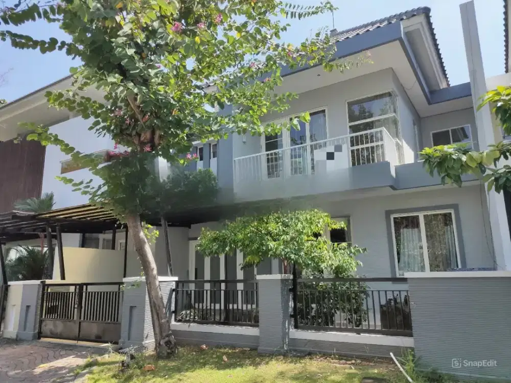 Rumah Pakuwon City Full Furnish Siap Huni Lebar 10m Dekat  Galaxy Mall East Coast Dan Papaya