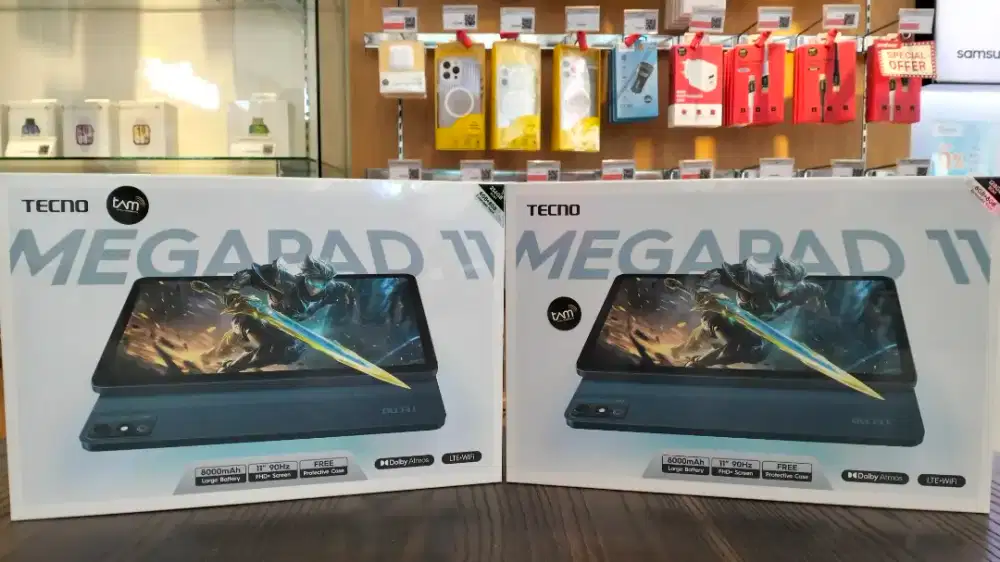 Megapad 11 Ram 8+8/256 + 8000 mAh Support Sim Card + Promo 300k