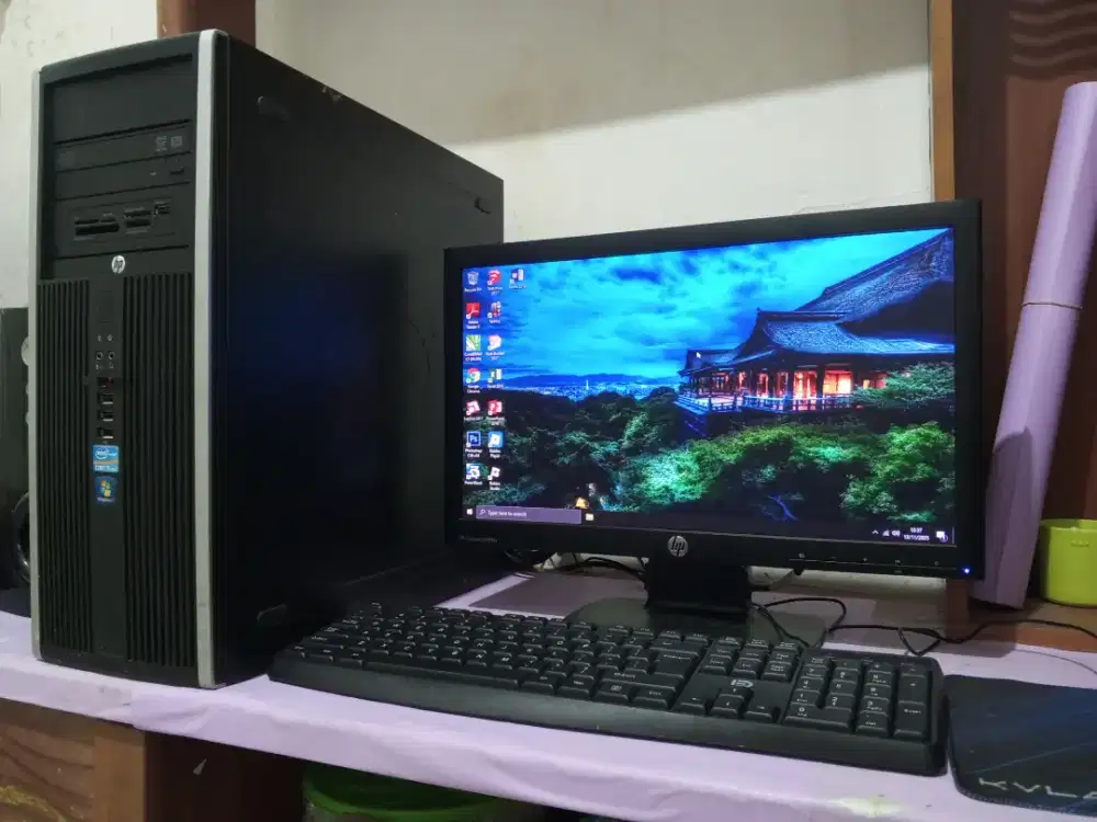 Pc gaming roblox (intel core i5 + ram 8gb + monitor 19inch) branded HP