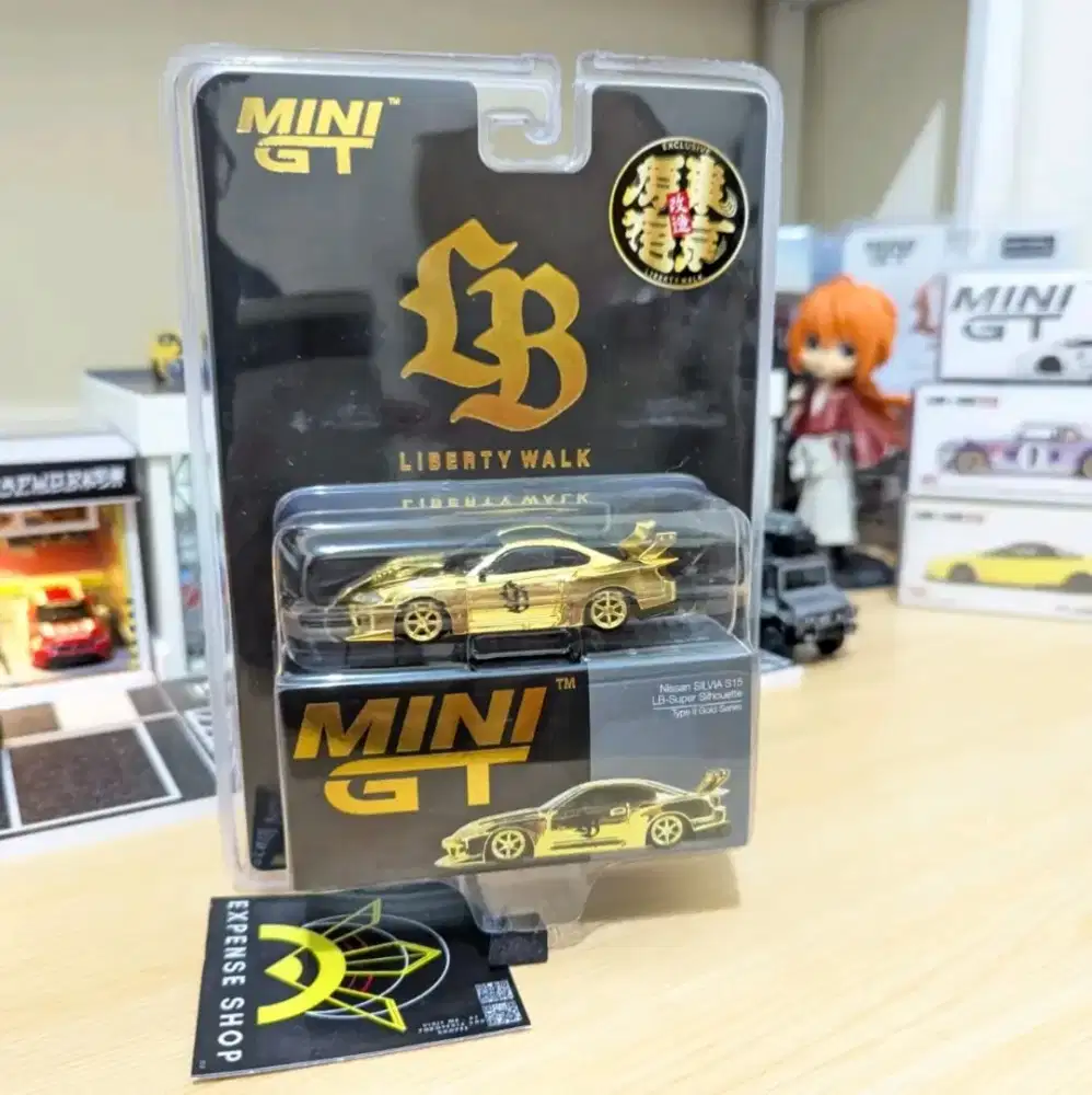 MiniGT Nissan Silvia S15 LB Silhouette Type 2 Gold Series 6 Spoke