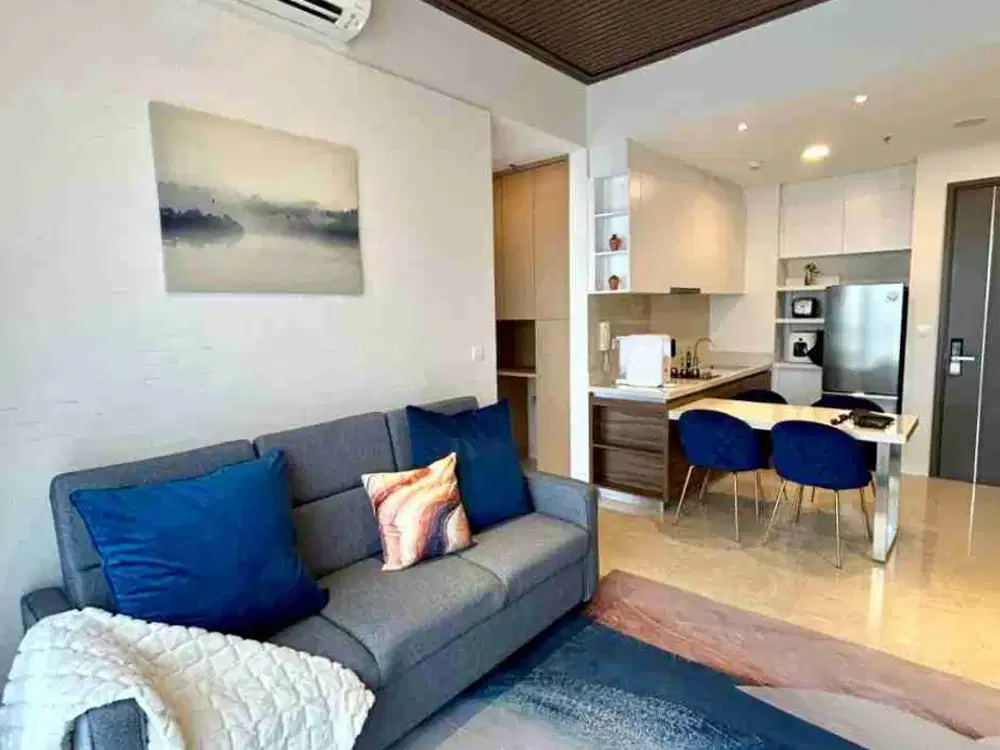 dijual 1 unit apartemen premium marigold full furnish siap huni