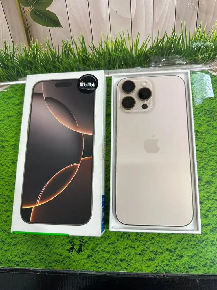 second iphone 16 pro max 256 ibox komplit