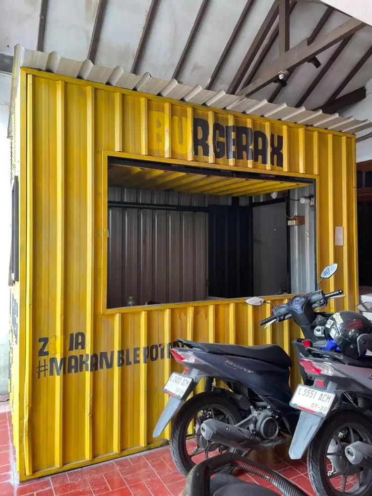 Kontainer kebab burger kuliner