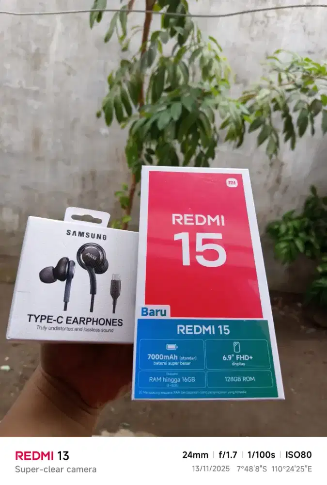 Xiaomi Redmi 15 8/128GB
Warna Midnight Black
Free Headset type C