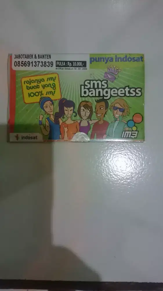 NOMOR CANTIK IM3, 12 DIGIT, PRABAYAR, ISI ULANG