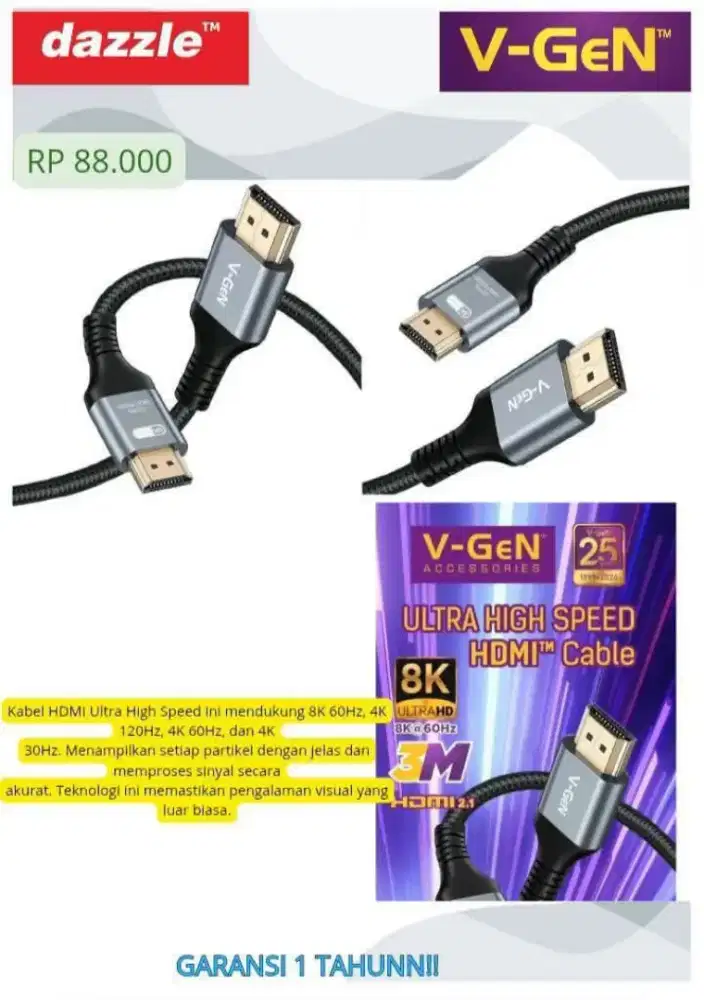 Vgen kabel HDMI ULTRA HIGH