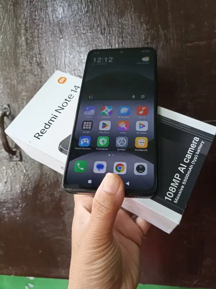 Redmi note 14 nfc fullset 8+8/256 perfect