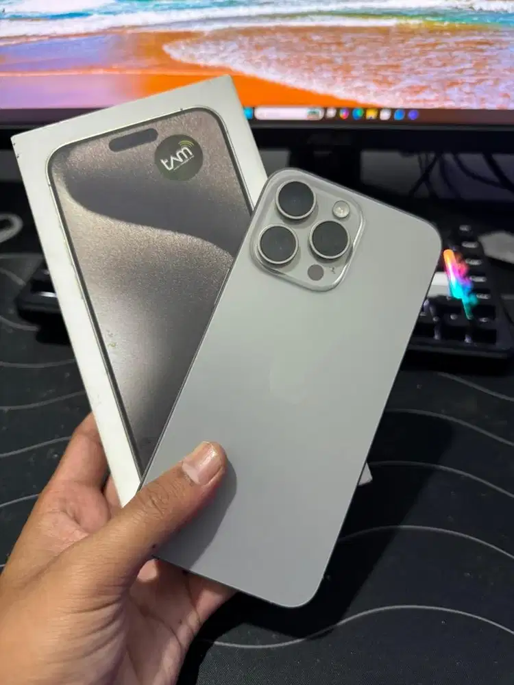 Second Iphone 15 Promax 256Gb iBox Fullset Garansi Resmi