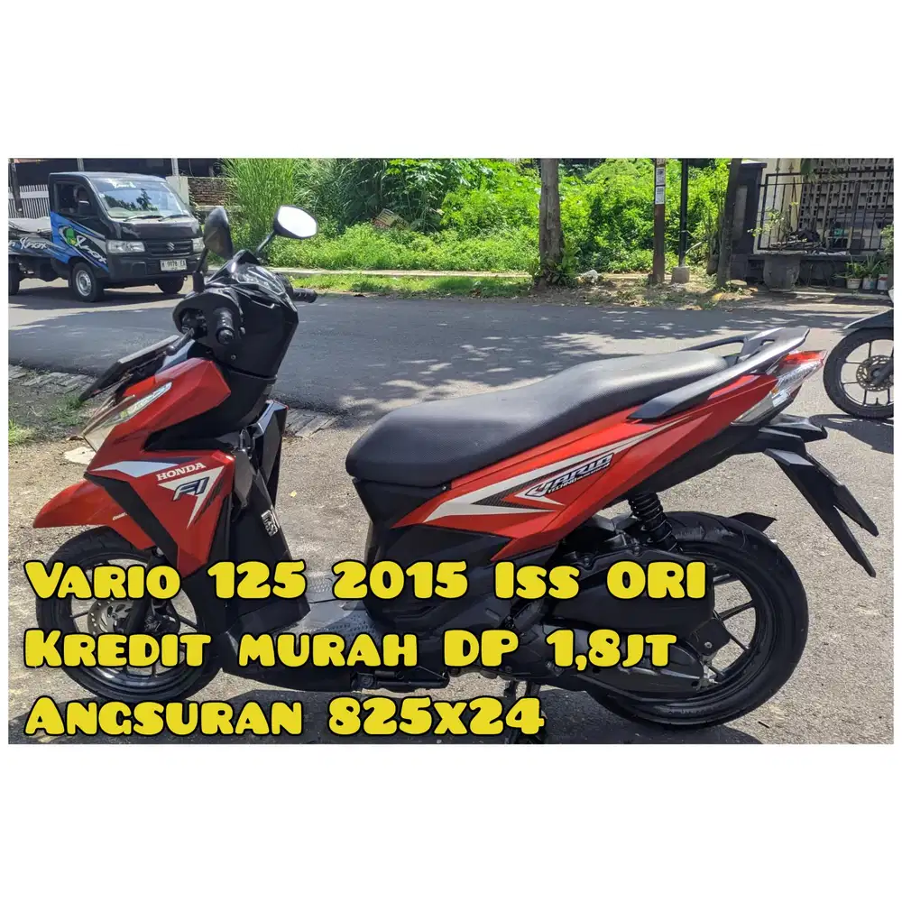 Vario 125cc 2016 Merah Iss CBS Tertinggi