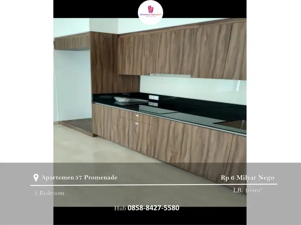 Dijual Apartement 57 Promenade 2 Bedrooms Lantai Sedang