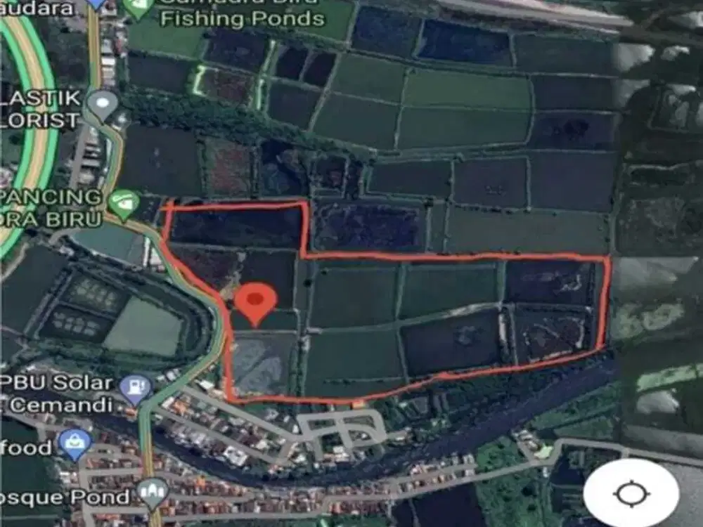 JUAL TANAH TAMBAK OSO LUAS 10 HEKTAR UNTUK PERUMAHAN SIAP BANGUN SHM