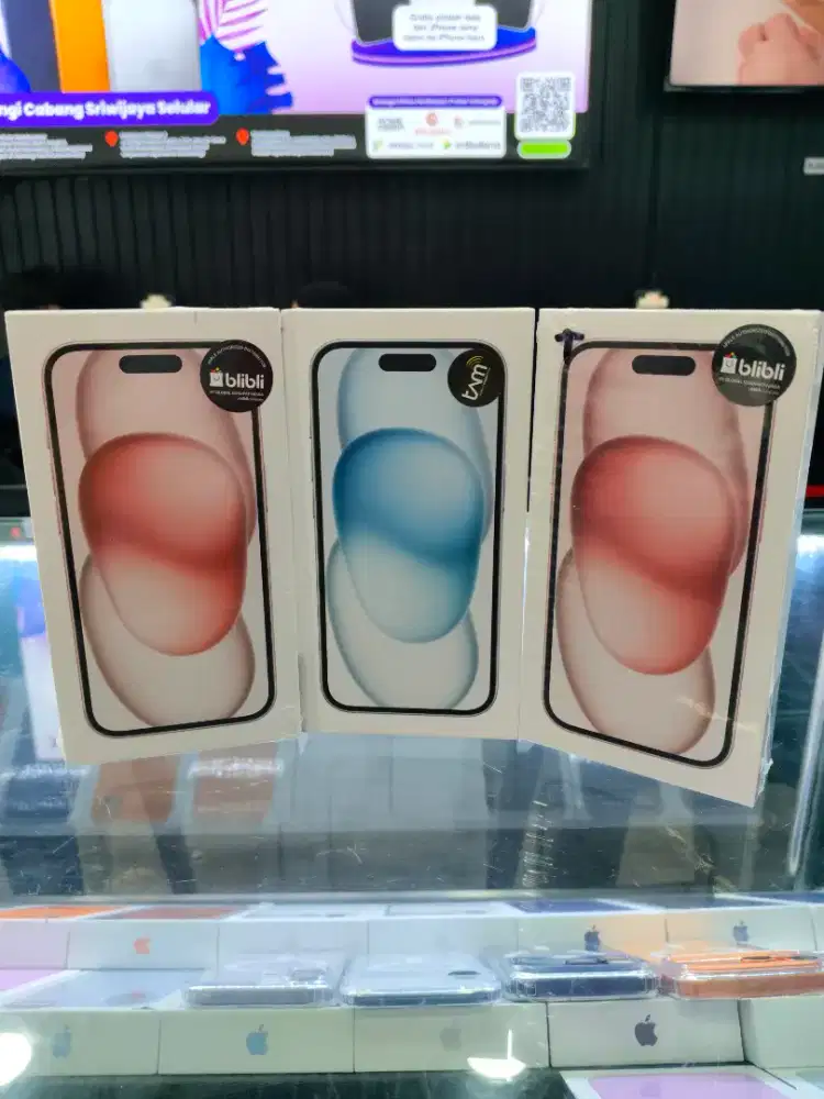 Kredit iphone 15 basic 128gb promo bunga ringan free 1x angsuran