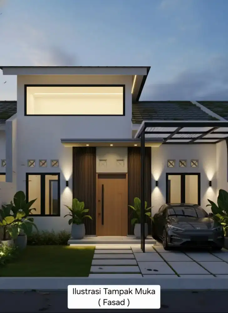 Rumah Komplek Spek Bata Merah 3 Kamar Tidur Fasilitas Lengkap