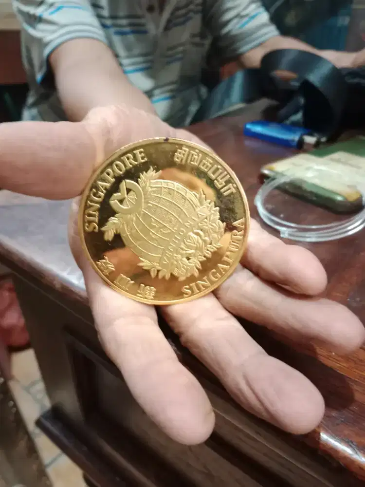 Jual emas gambar ayam jago