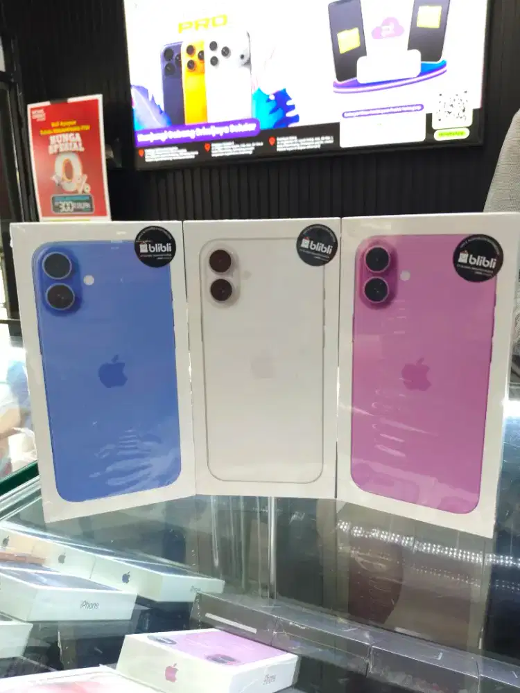 Kredit ip 16 plus 128gb syrt KTP aja bunga ringan free 1x angsuran