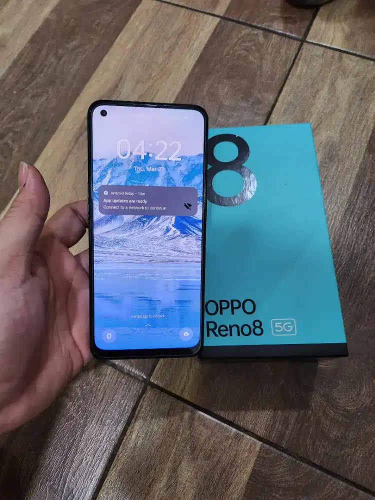 oppo reno 8 5G 8/256Gb seperti baru. barang simpenan