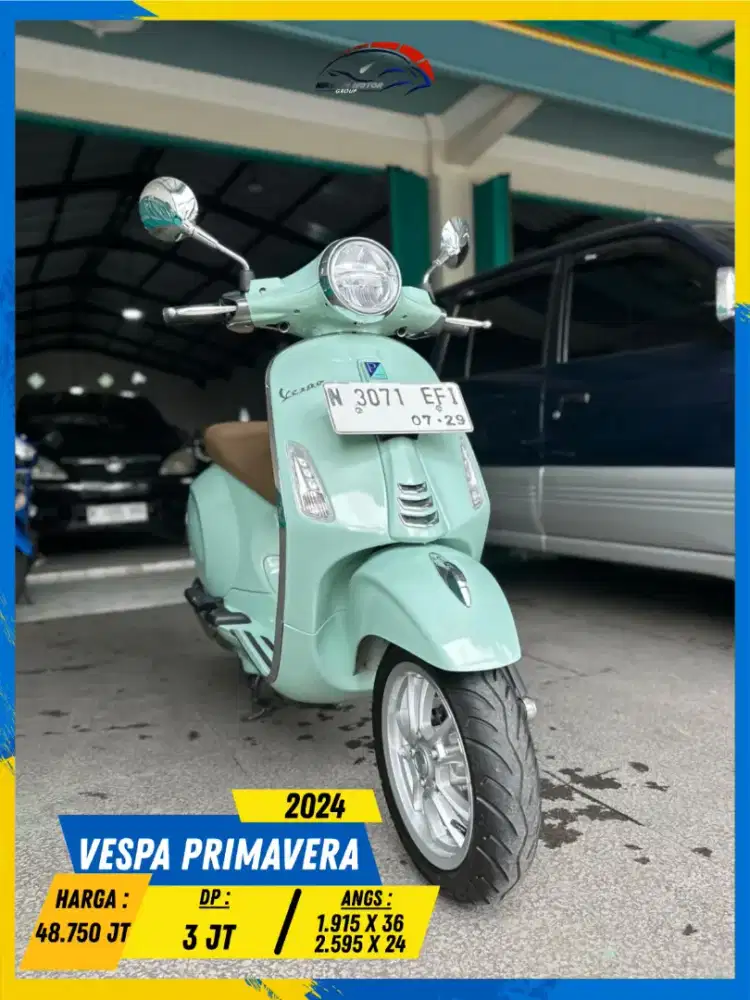 VESPA PRIMAVERA 2024 MURAH BERKUALITAS HIKMAH MOTOR KEPUH MALANG
