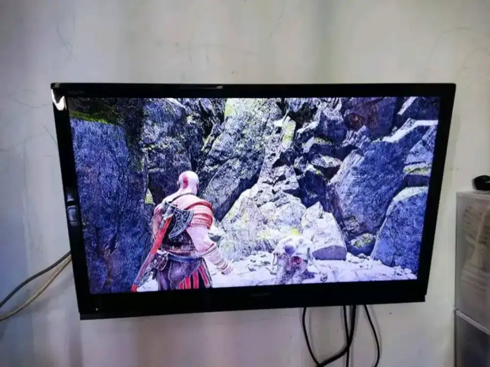 TV Sharp 32 inchi digital normal siap pakai remot ada