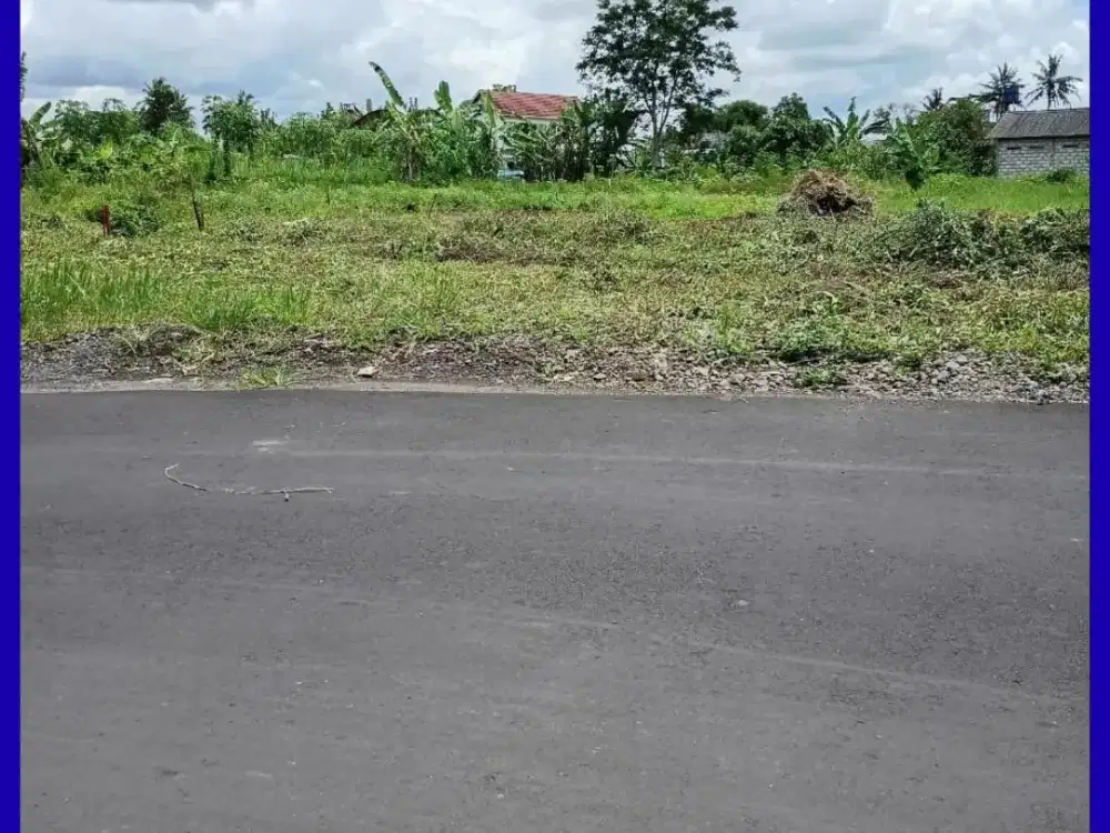 Tanah Jogja Kaliurang Mangku Jl Aspal 5 Menit Pasar Rejodani