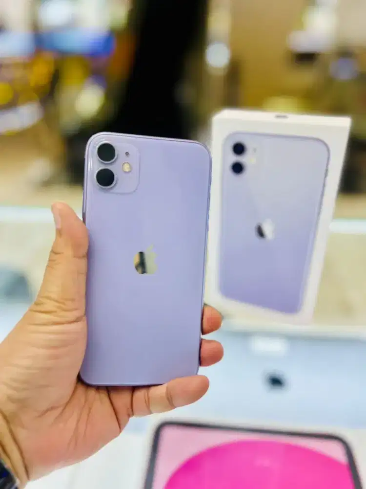 iPhone 11 128 GB Purple Ex iBox Fullset BH 75%