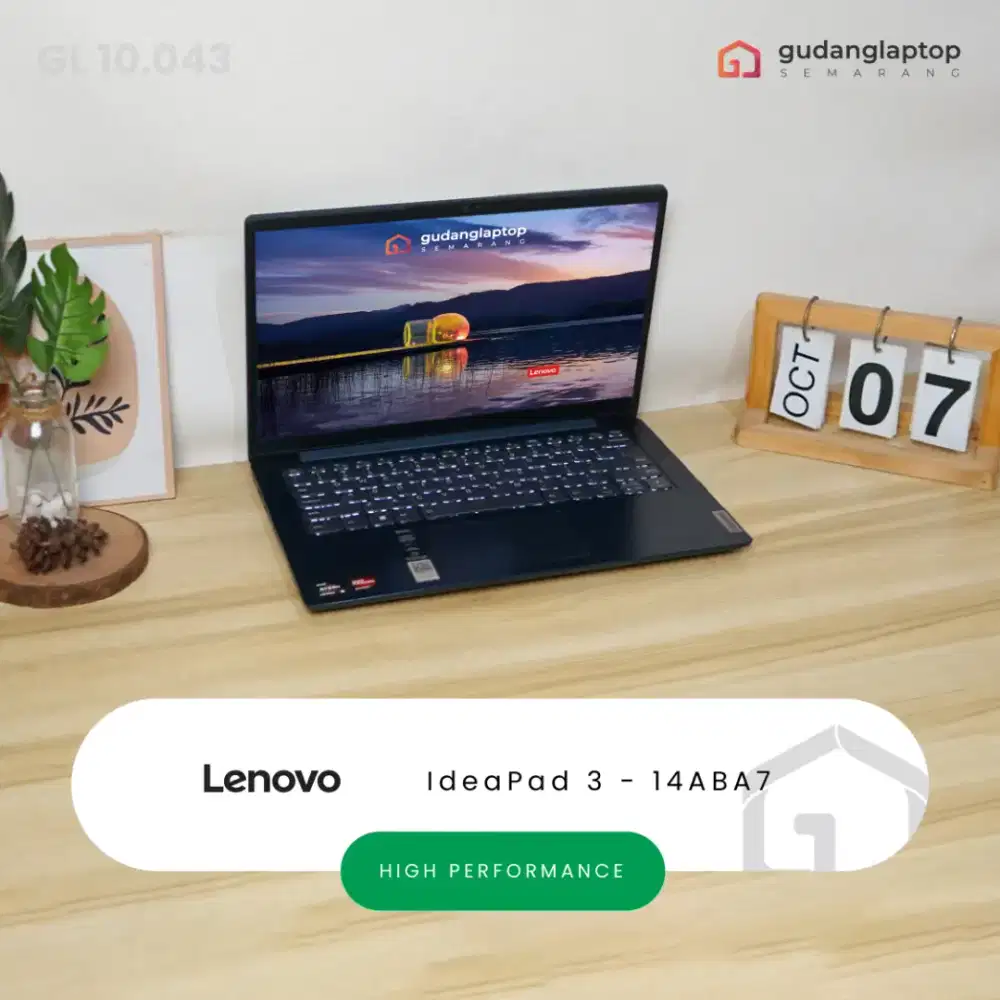 LENOVO IdeaPad 3 - 14ABA7
AMD Ryzen 5 - 5625U 8GB/512GB