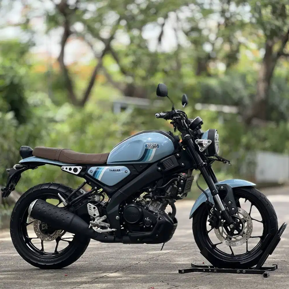 YAMAHA XSR 155 BIRU 2023 KM LOW PAJAK PANJANG SUPER GRESS