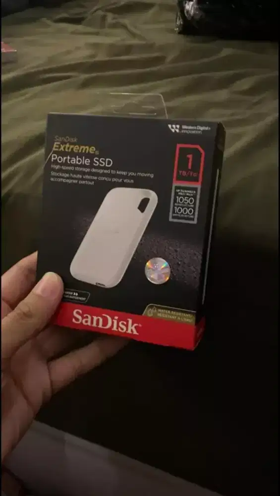 SSD SANDISK EXTREME PORTABLE 1TB WHITE