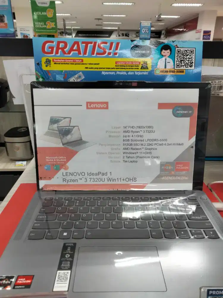 LENOVO NOTEBOOK 8/512GB AMD RYZEN