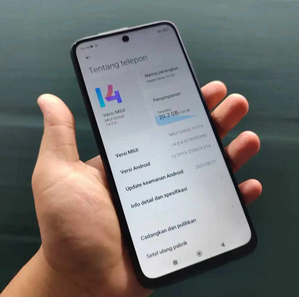 redmi note 10 5G ram 8/128gb