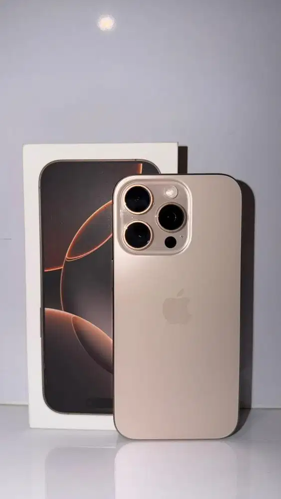 Iphone 16 Pro 256gb Desert garansi on Ibox